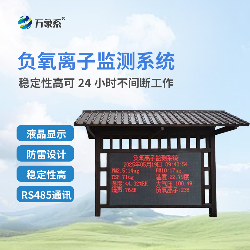 國(guó)產(chǎn)大氣負(fù)氧離子檢測(cè)站：傳統(tǒng)美學(xué)如何擁抱環(huán)境科技？